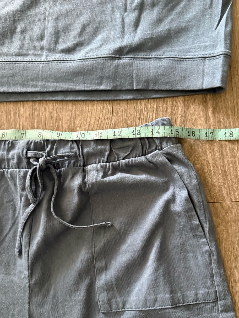 Zenana Slate Blue Short Set NWOT - Picture 9 of 14